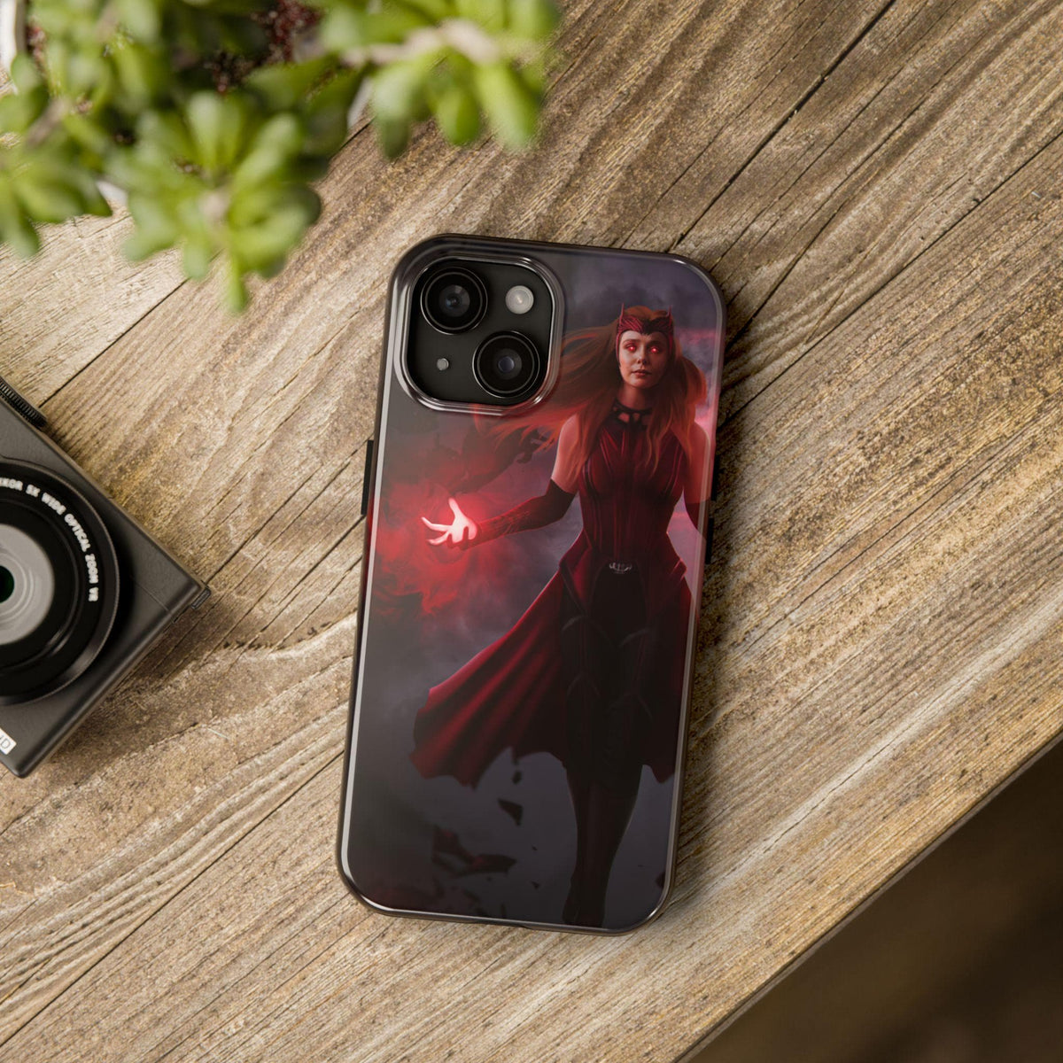 Scarlet Witch Wanda Maximoff Tough Phone Cases