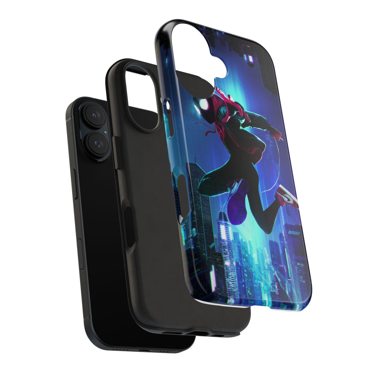 Into the Spider-Verse Miles Morales Neon Tough Phone Cases