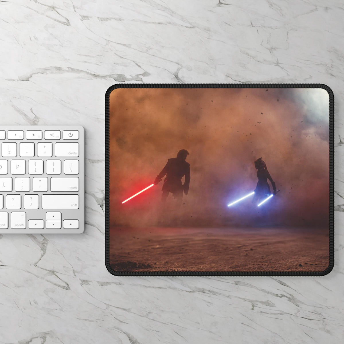 Anakin vs Ahsoka Gaming Mouse Pad
