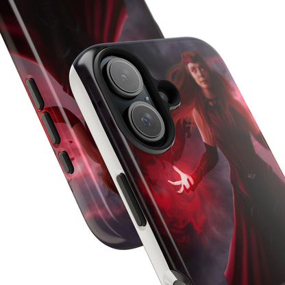 Scarlet Witch Wanda Maximoff Tough Phone Cases