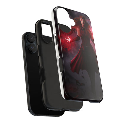 Scarlet Witch Wanda Maximoff Tough Phone Cases